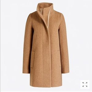 J. Crew City Coat in HTHR MUSHROOM Size 2